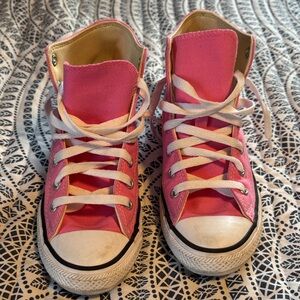 Converse Kids Pink High-Top Sneakers
